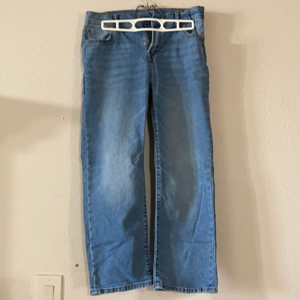 Boys Gap Denim Stretch Straight Jeans 10 Husky